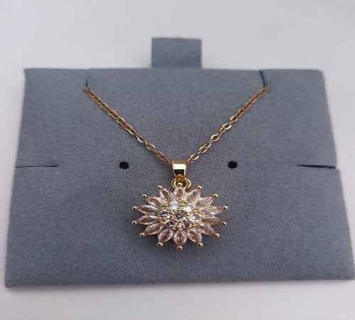 Collar Giratorio Girasol 🌻 Brillo que Gira Contigo